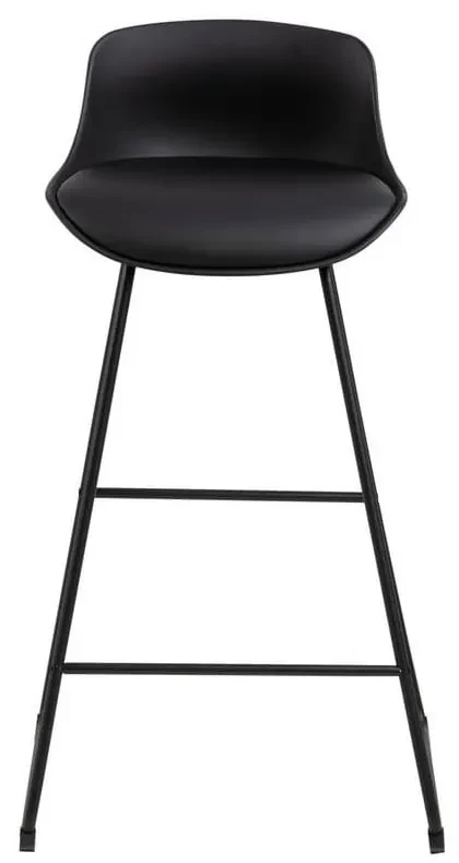 Čierna barová stolička (výška sedadla 76 cm) Tina – Actona