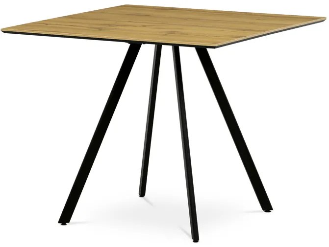 Autronic BONTEC Jedálenský stôl 90x90cm, lamino, sivý dub, HT-R5190 GREY Farba: Šedá