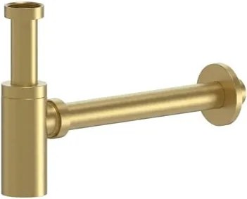 Sifón umývadla 5/4 DN32 SAT Aurum 5,4 cm, zlatý matný, plast SATAUSBG
