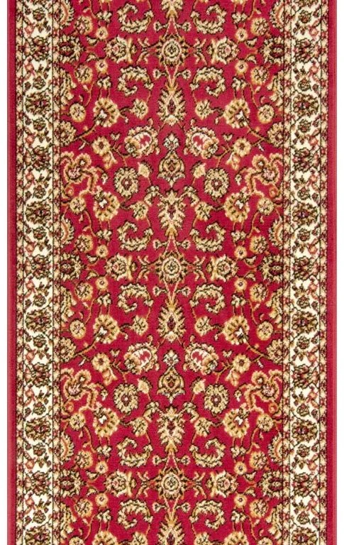 Spoltex, Behúň na mieru Samira New 12002-011, šíre 80 cm, červená, chodba / predsieň