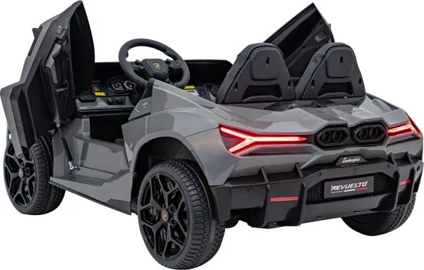 Elektrické autíčko Lamborghini Revuelto XL sivé
