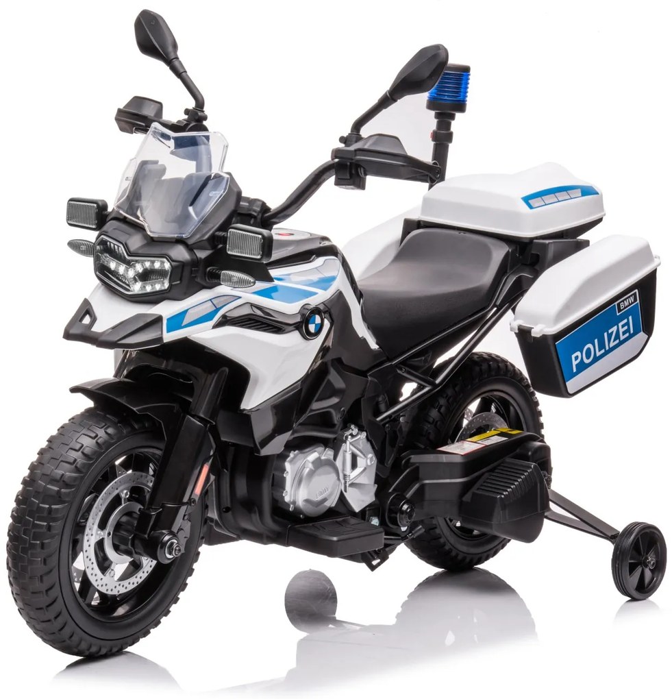 Detská elektrická motorka BestBerg BBCC-80W - BMW F 850 GS / od 3 rokov / nosnosť 30 kg / polícia