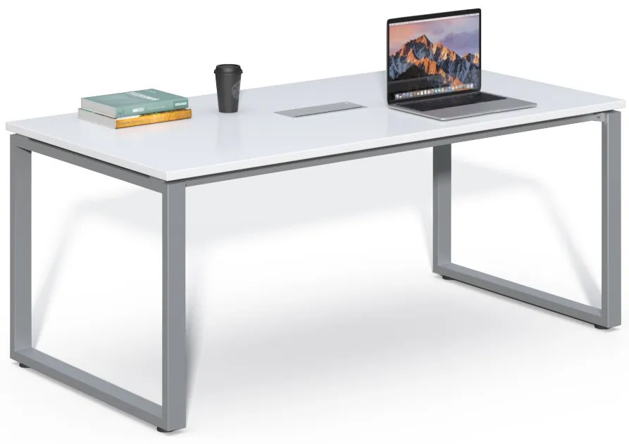 Rokovací stôl Houseland Prime Meet 01 180 cm biely