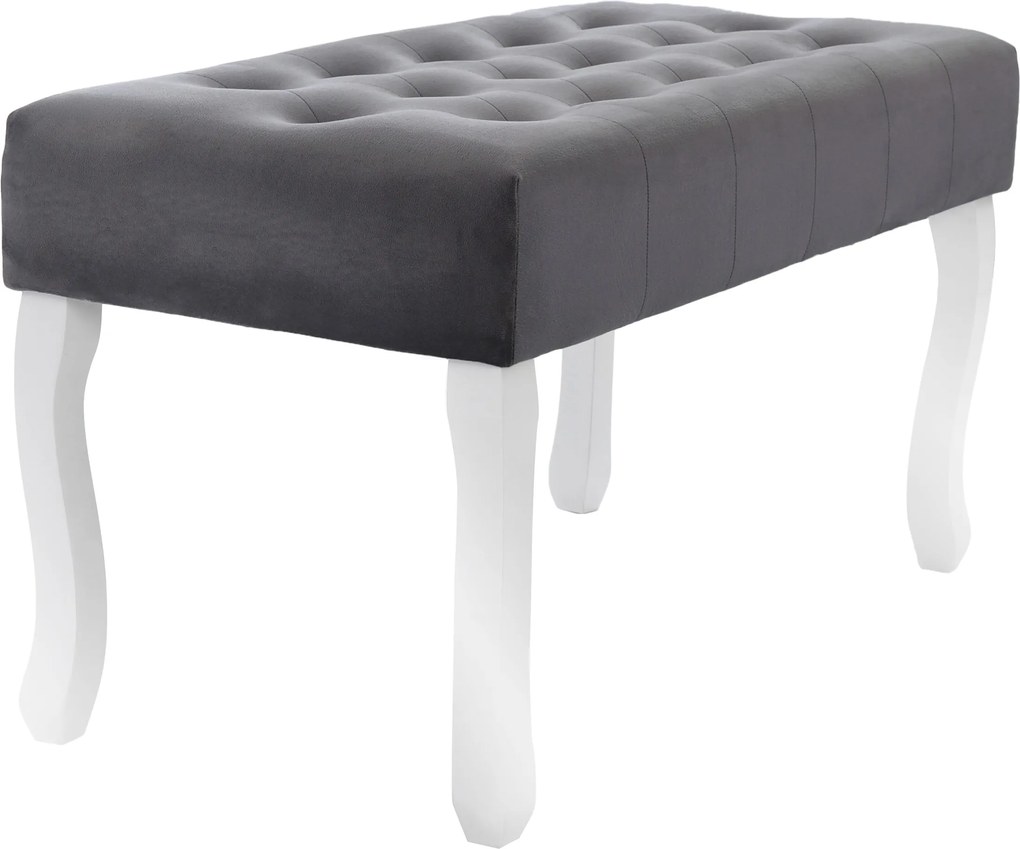domtextilu.sk Lavica do predsiene v sivej farbe 80 cm 14895