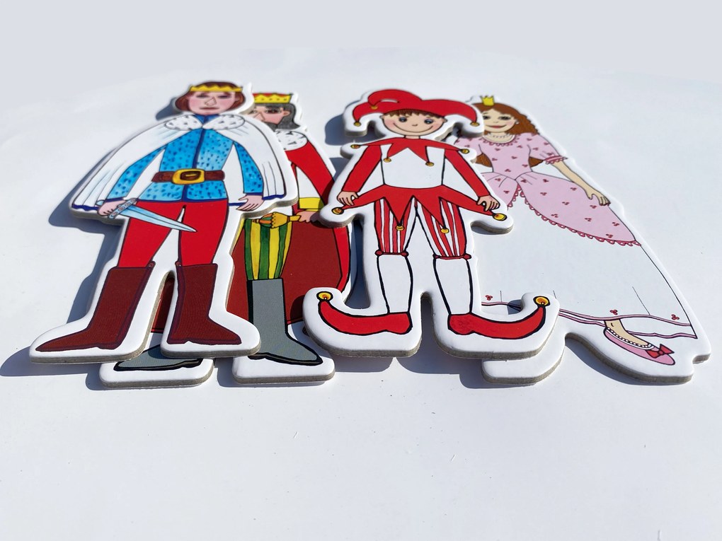 MARIONETINO – Kašpárek a princezná – bábky 4 ks