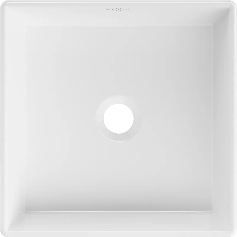 Mexen Goya, umývadlo na dosku 35 x 35 cm, biela, 22183500