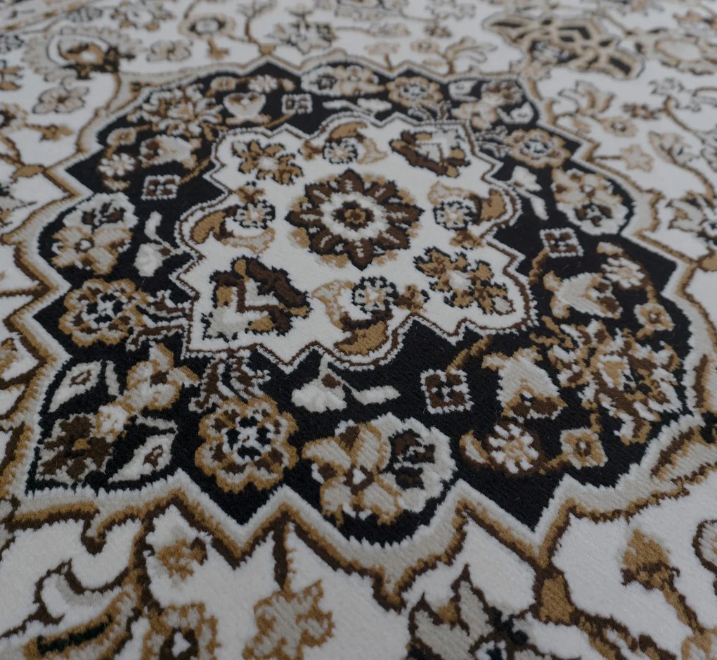 Koberec Lotus 9306 béžový – obdĺžnikový so vzorom Rozmer: 160x220 cm