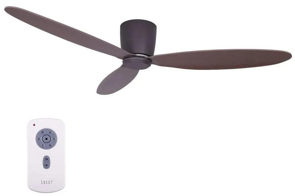 Lucci air 212883 - Stropný ventilátor AIRFUSION RADAR drevo/hnedá + DO FAN00132