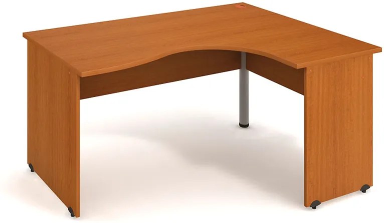 Stôl ergo ľavý, 1600 x 1200 x 755 mm, čerešňa