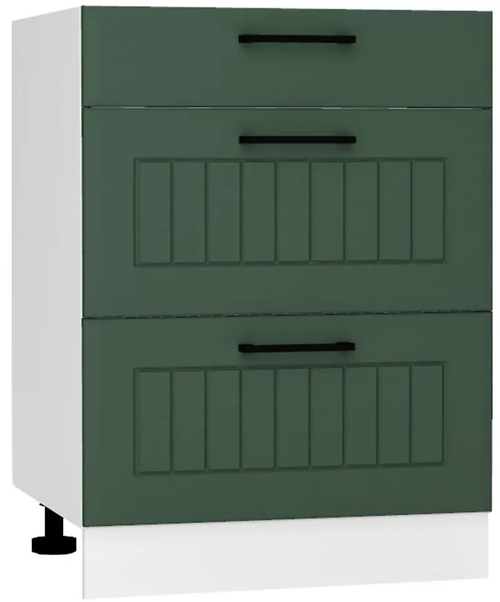 Skrinka do kuchyne Irma D60s/3 Zelená Mat