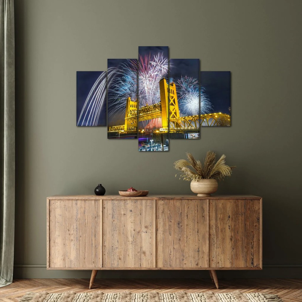 Obraz - Silvestrovská noc (150x105 cm)
