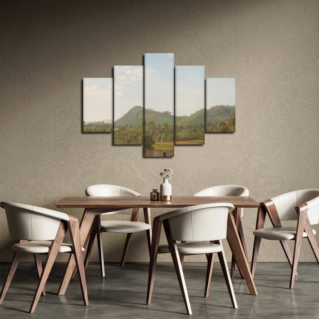 Obraz - Simon Denis,  View Near Naples, reprodukcia (150x105 cm)