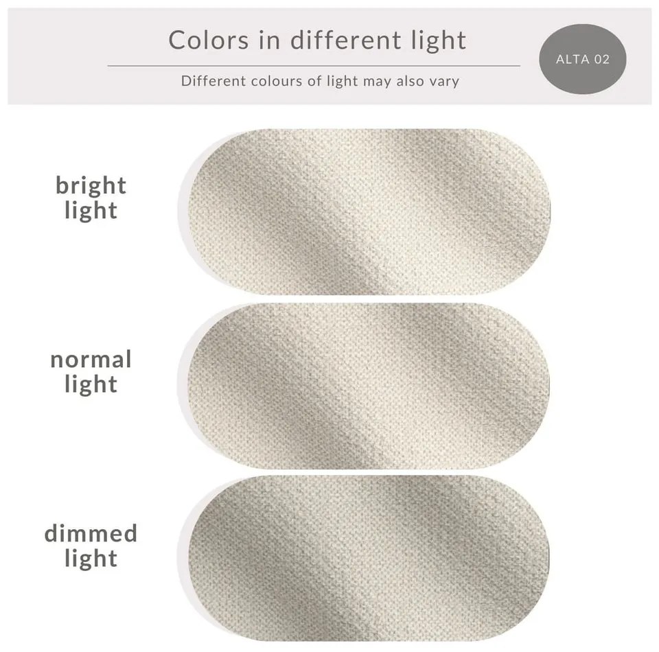 Krémová čalúnená dvojlôžková posteľ s úložným priestorom s roštom 180x200 cm Lounge L – Maison de Rêve