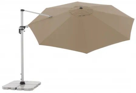 Doppler ACTIVE 370 cm - bočný záhradný slnečník s bočnou tyčou - 2. akosť (S258)