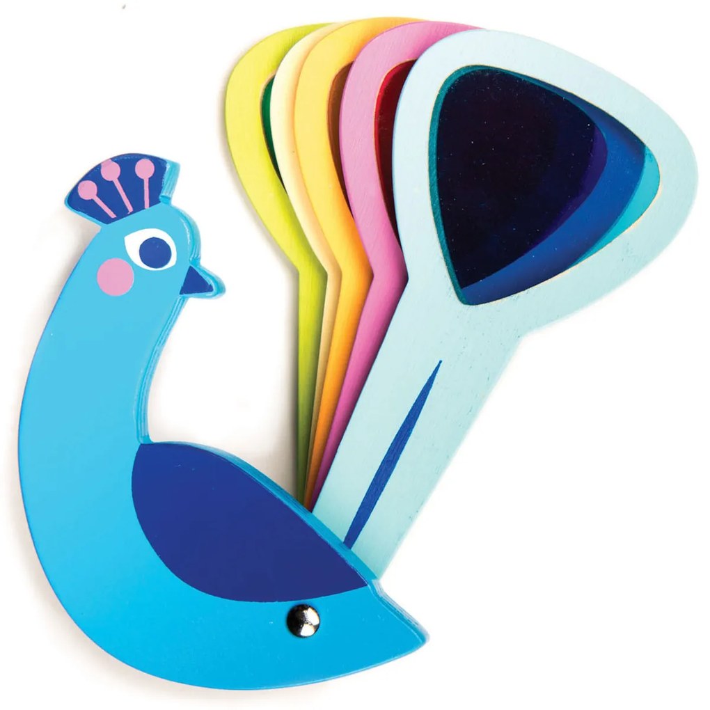 Tender Leaf - Optická hračka s farbami - páv