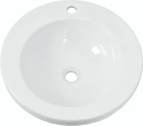 Doskové keramické umývadlo Azzurra L1453 (ø 50 x 15 cm)