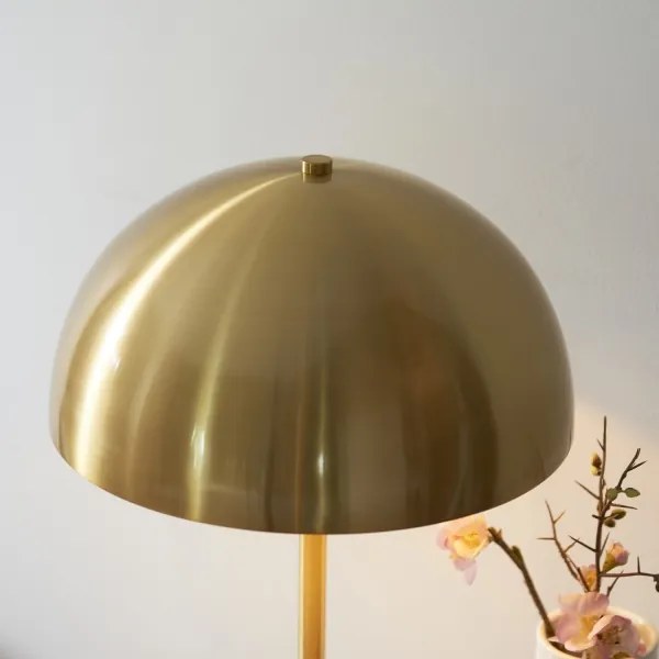 Endon 114210 - Stolná lampa BERTOIA 1xE14/7W/230V mosadz