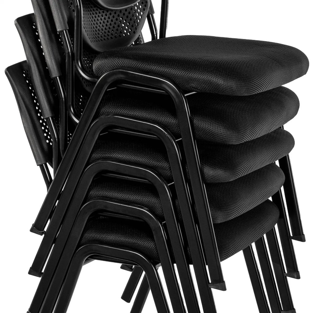 Stolička Kaber - čierna/čierna