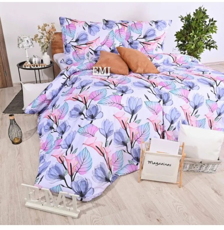 Obliečky bavlnené Veronica EMI, Štandardný set jednolôžko obsahuje 1x 140x200 + 1x 70x90