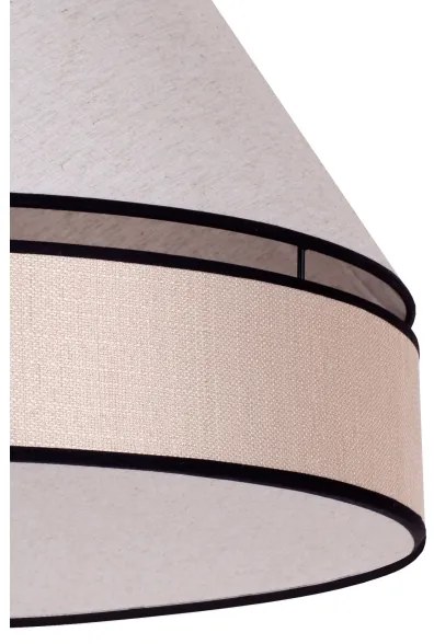 Duolla - Stropné svietidlo AVIGNON 1xE27/15W/230V pr. 50 cm béžová