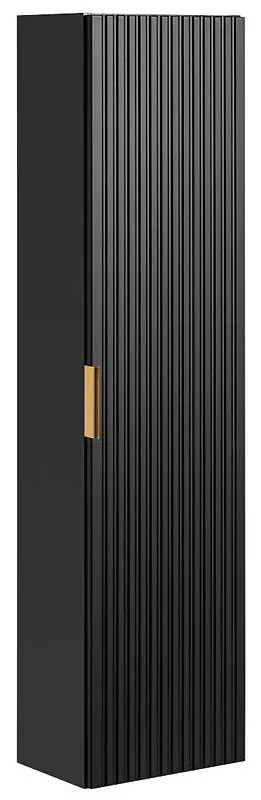 Vysoká skrinka do kúpeľne Adel čierna