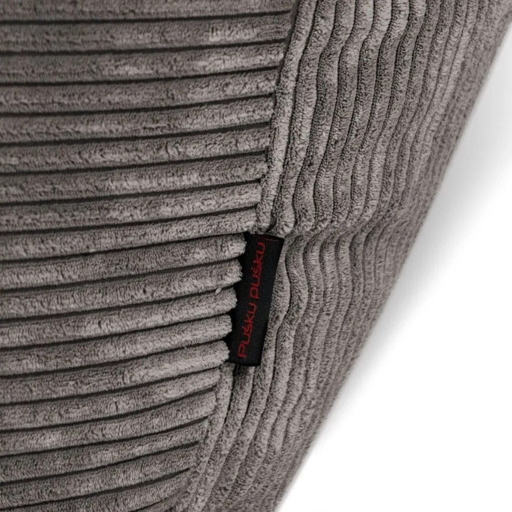 Menčestrový sedací vak v horčicovej farbe Seat Lounge – SLOWDOWN