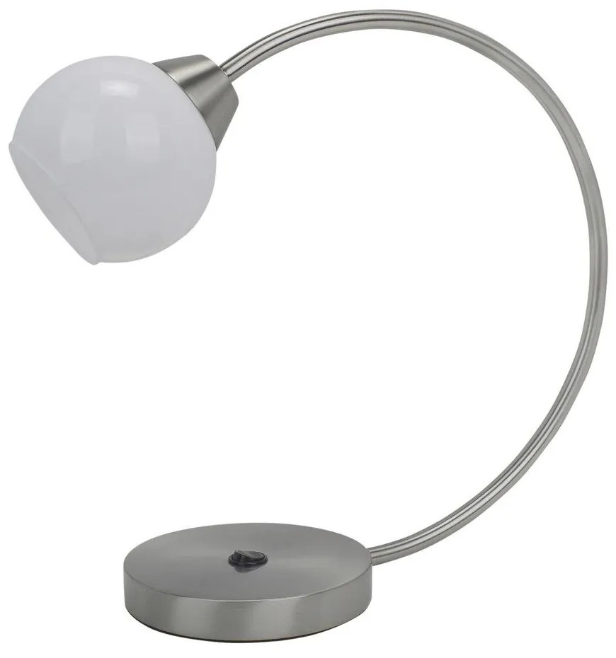 Stolná lampa Kali1xLED integrovaná max. 4,5 W Matný nikel/biela/čierna PVC
