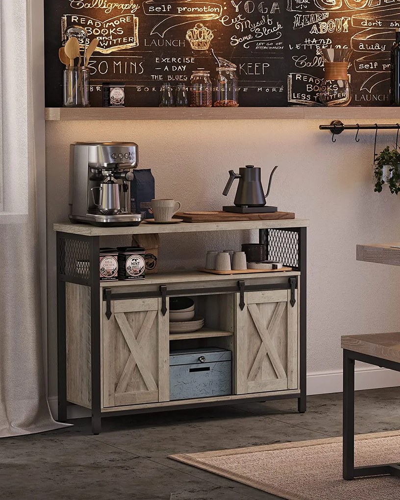 Kuchynská skrinka 33 x 100 x 80 cm SONGMICS LSC092B02