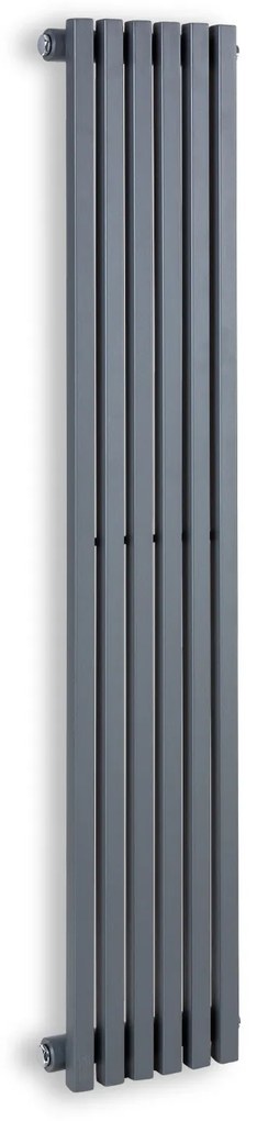 Besoa Delgado, radiátor, 120 x 25, 508 W, teplá voda, 1/2", 4 – 10 m², sivý