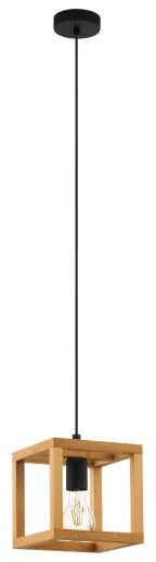 Eglo 32145 - Závesný luster BLACKCROWN 1xE27/40W/230V