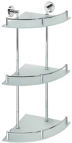 Bemeta Omega rohová polička chróm 104 202 152