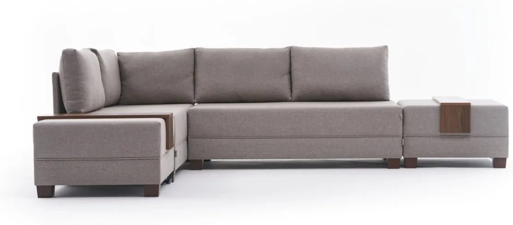 Rohová pohovka Fly krémová ľavá