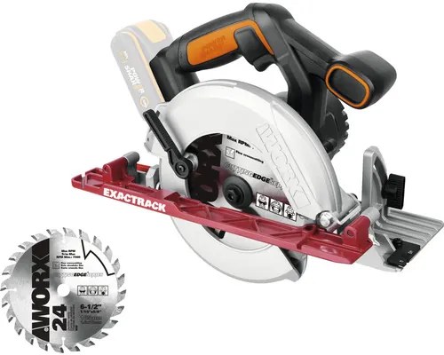 Aku okružná píla Worx WX530 20V, bez akumulátora a nabíjačky