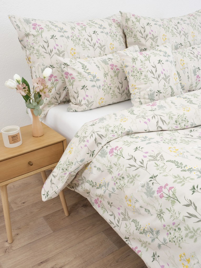 Francúzske flanelové obliečky - Bianca béžová