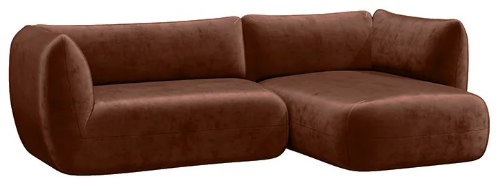 PROXIMA.store - Minimalistický rohový gauč FERRO DRUH LÁTKY: LUIS - 80