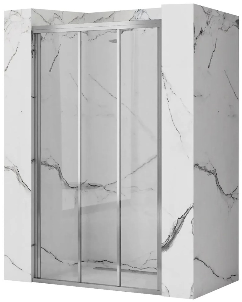 Rea - ALEX posuvné sprchové dvere - chróm, 90 x 190 cm, REA-K0549