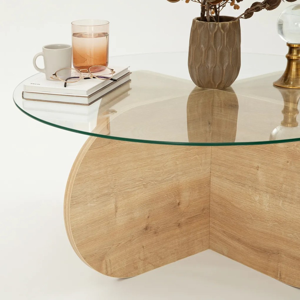 Konferenčný stolík Bubble Sapphire Oak