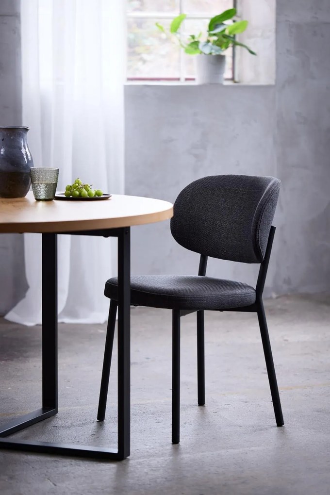 Jedálenská stolička Fowler (51890000), tmavosivá