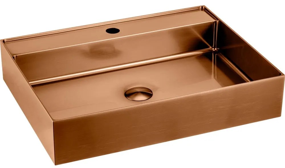 Antikoro umývadlo v medenej farbe 55x42 cm Aurum – Sapho