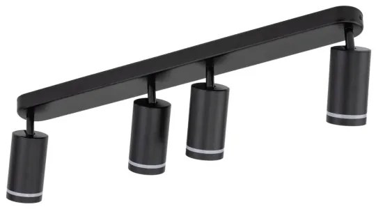 Bodové svietidlo JET 4xGU10/10W/230V čierna