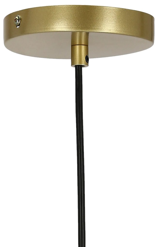 Candellux Mosadzný závesný luster Cordel pre žiarovku 2x G9 32-73464