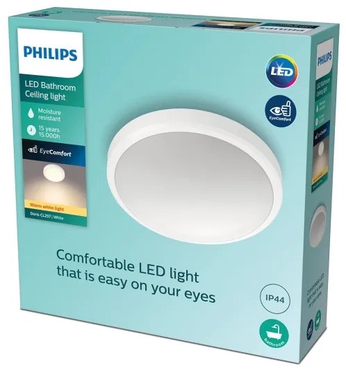 Philips - LED Kúpeľňové stropné svietidlo DORIS LED/17W/230V 2700K IP44