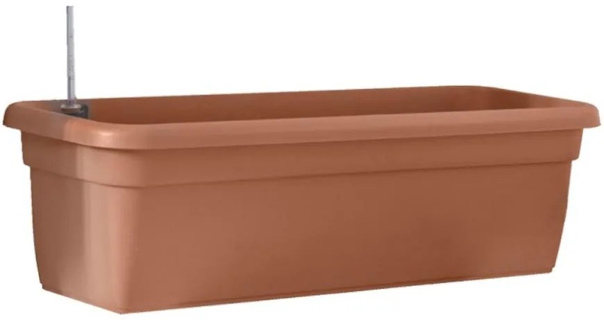 Samozavlažovací truhlík SIENA- terracotta 22x60 cm
