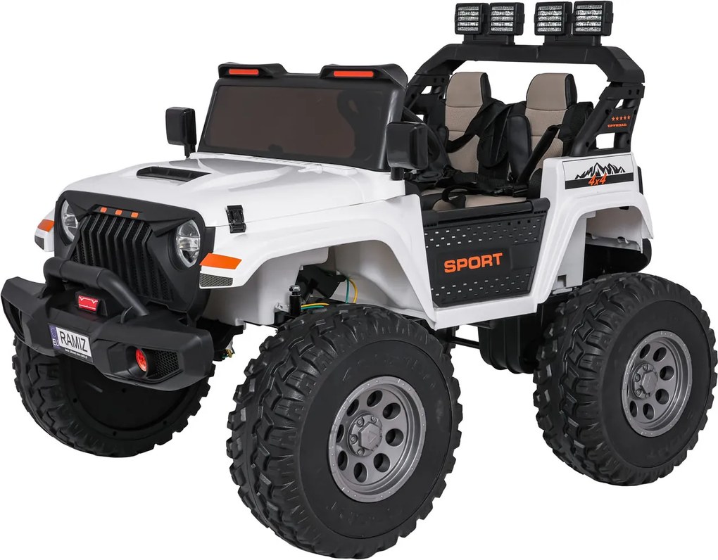 Ramiz Extrémne športové vozidlo 4x4 Variabilná veľkosť Biela
