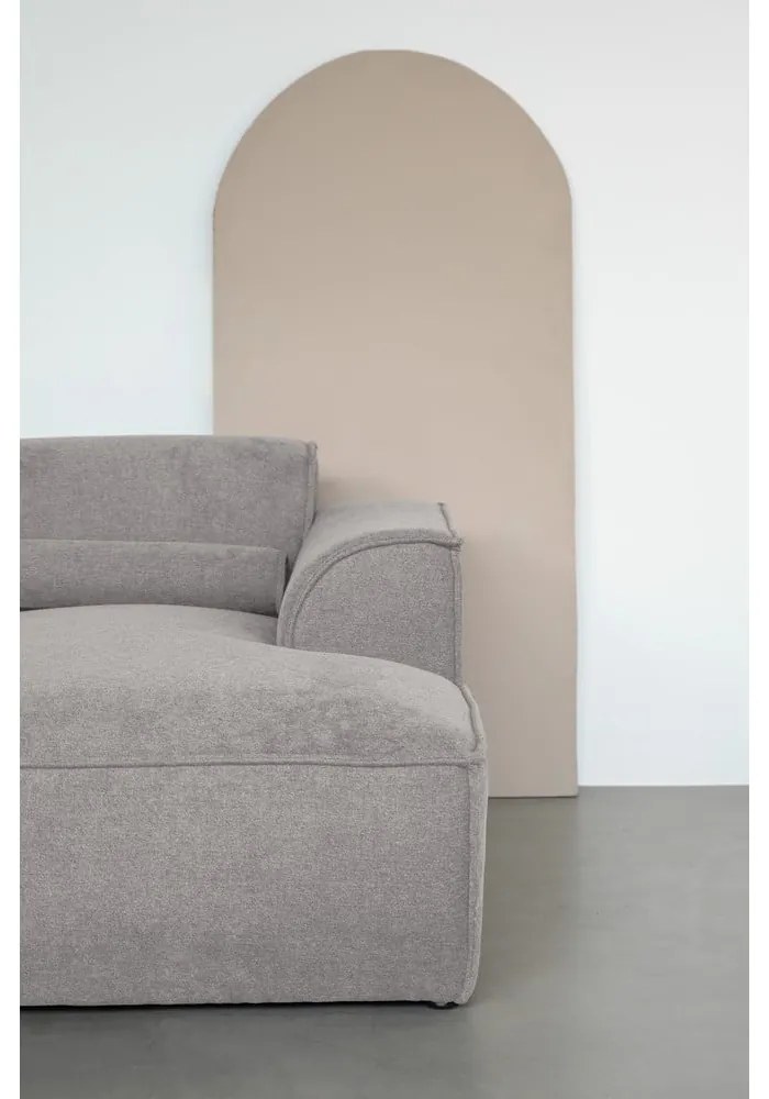 Svetlosivá rohová pohovka (ľavý roh/do tvaru "U") Flex Felix – Miuform