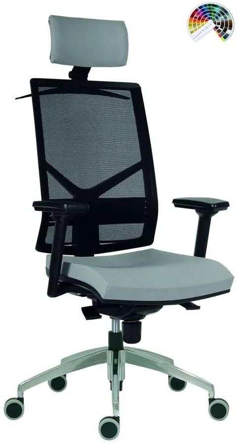 ANTARES Manažérska kancelárska stolička 1850 SYN OMNIA čalúnenie BONDAI VISUAL MELANGE