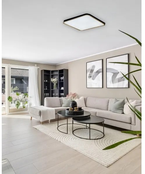 LED Stmievateľné stropné svietidlo UNA LED/60W/230V 2700-6500K + diaľkové ovládanie