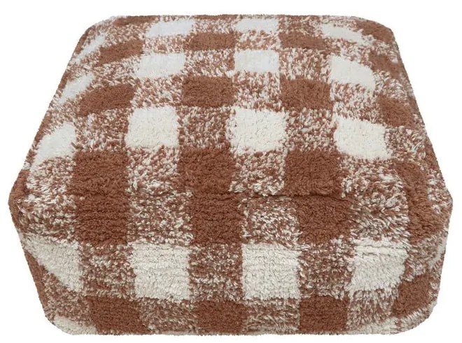 Hnedý taburet Vichy Toffee – Lorena Canals