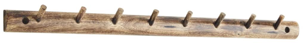 MADAM STOLTZ Drevený vešiak Mango Wood 69 cm