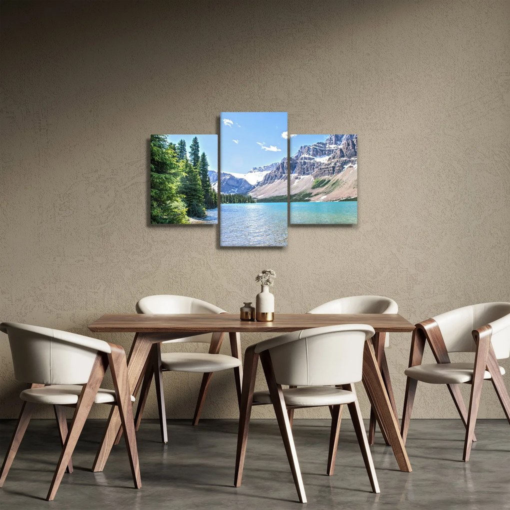 Obraz Alpského jazera (90x60 cm)